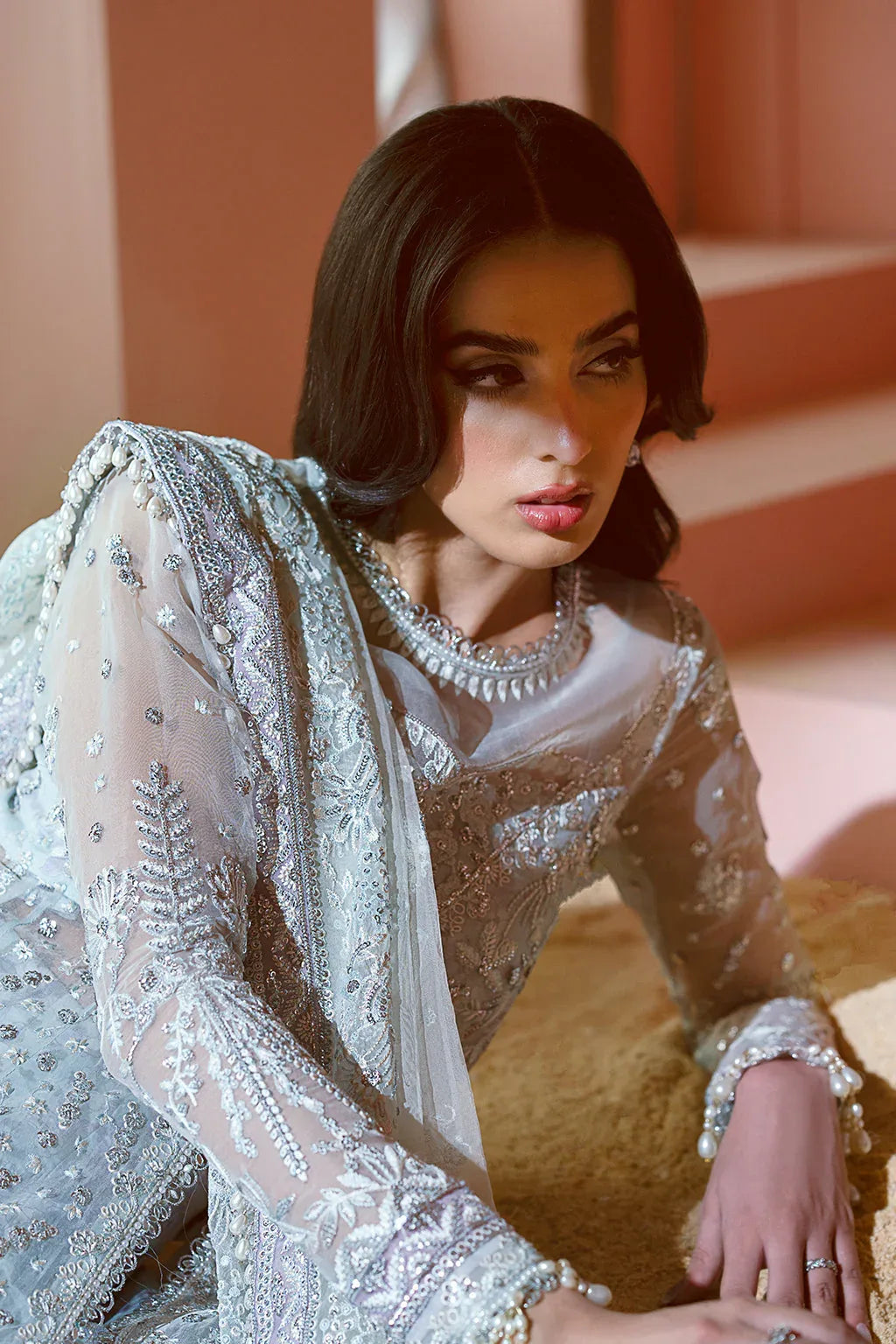 Ayzel | Luminara Wedding Formals | Talia - Aqsa Fabrics