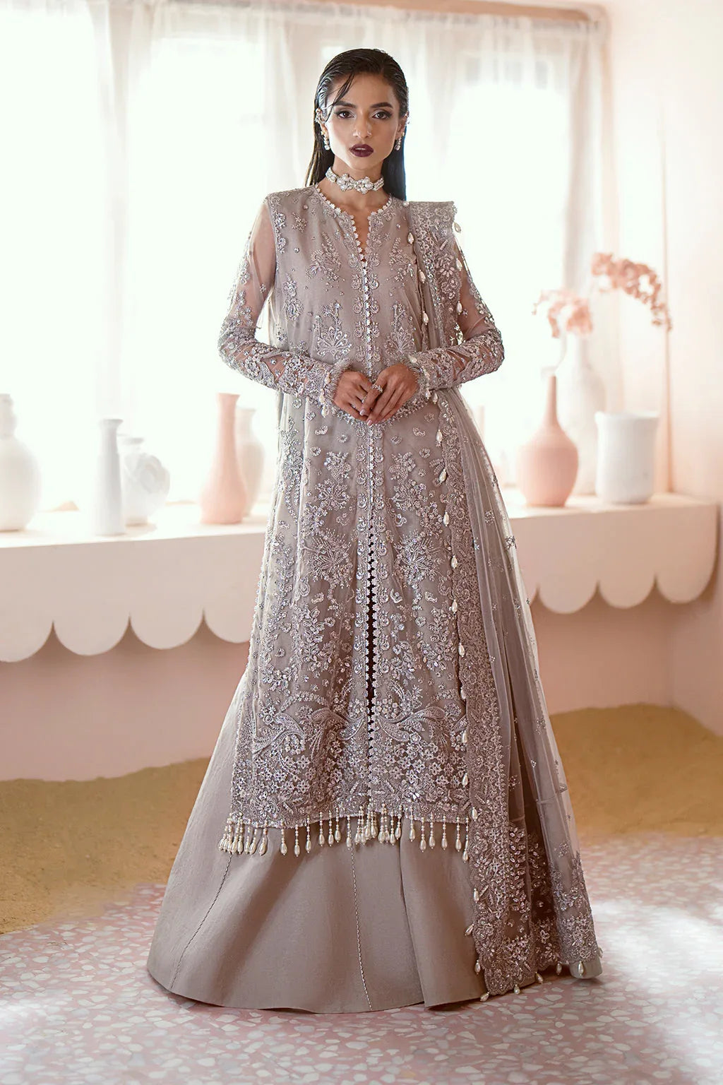 Ayzel | Luminara Wedding Formals | Freya - Aqsa Fabrics