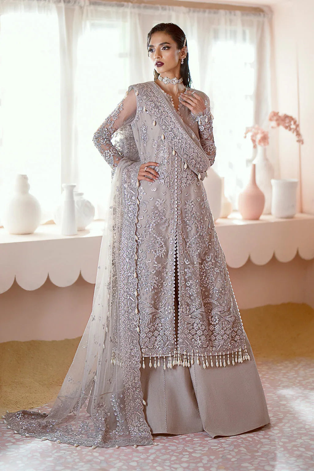 Ayzel | Luminara Wedding Formals | Freya - Aqsa Fabrics