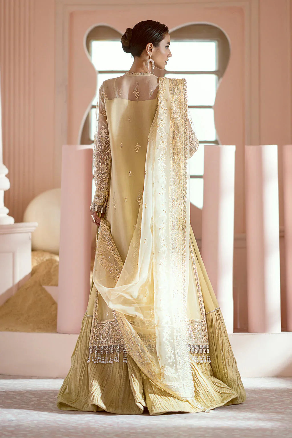 Ayzel | Luminara Wedding Formals | Leia - Aqsa Fabrics