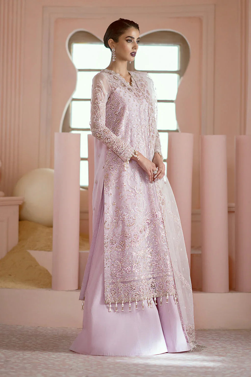 Ayzel | Luminara Wedding Formals | Cora - Aqsa Fabrics