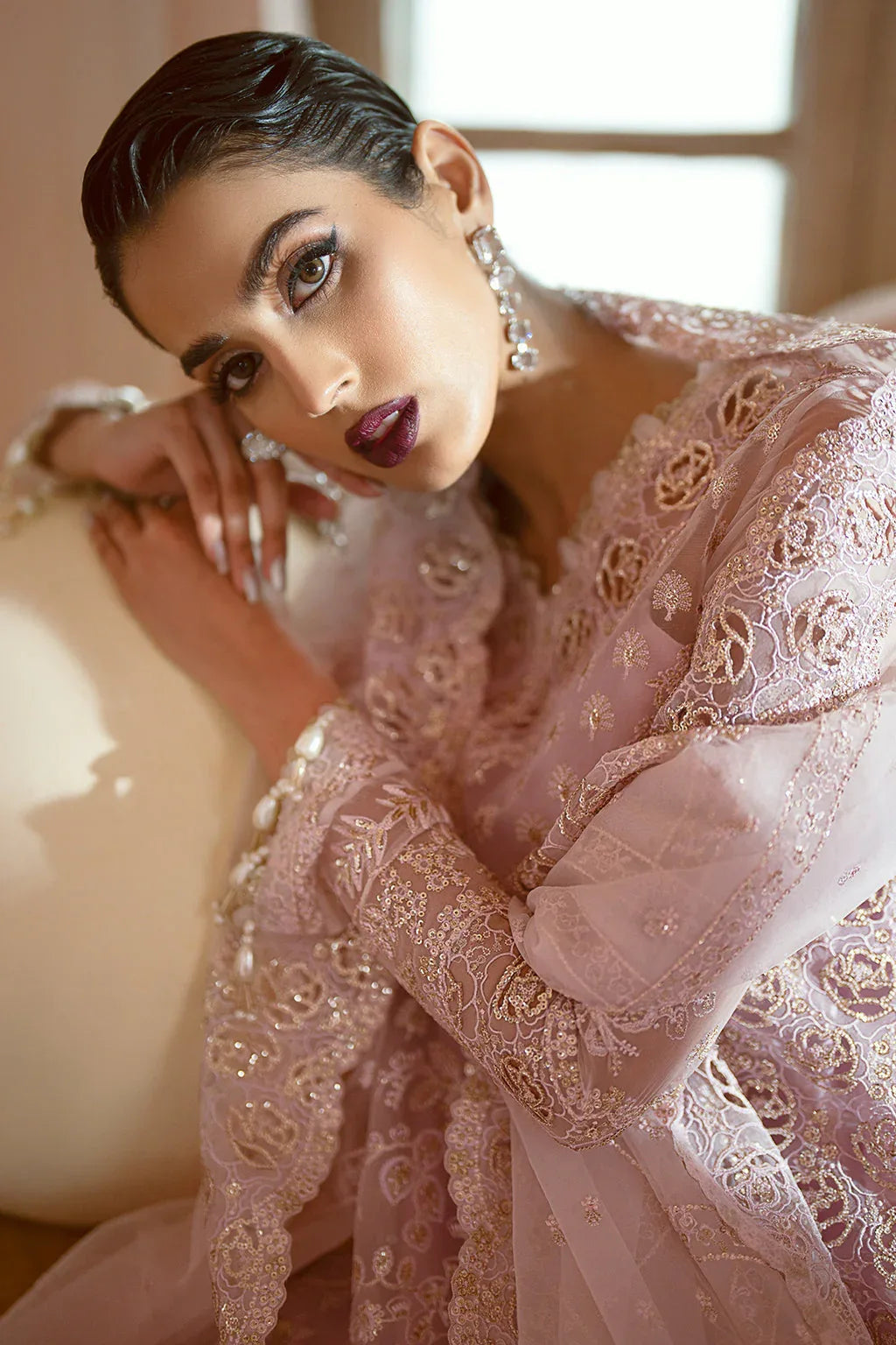 Ayzel | Luminara Wedding Formals | Cora - Aqsa Fabrics