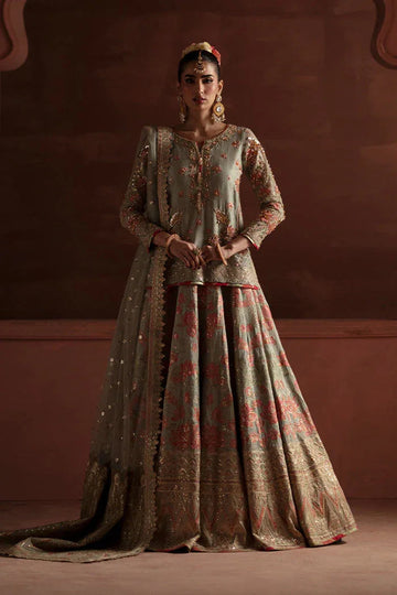 Maryum N Maria | Luxury Silk | RECEPTION FLOWERS - MSS5900 - Aqsa Fabrics