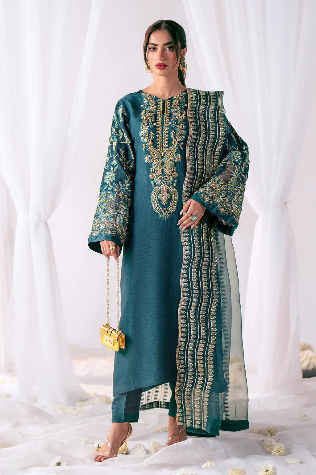 AJR Couture | Luxe Pret Eid | NORA - Aqsa Fabrics