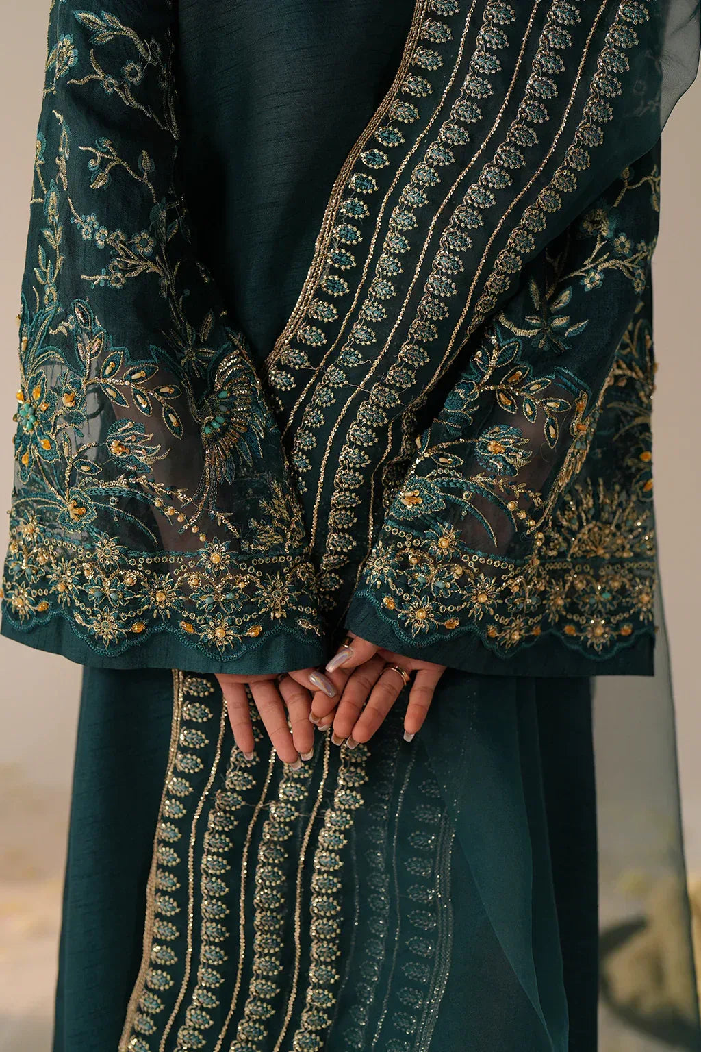 AJR Couture | Luxe Pret Eid | NORA - Aqsa Fabrics