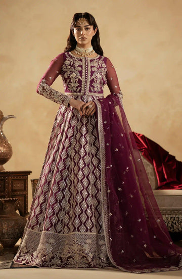 Maryum N Maria | Zamani Beghum Formals 23 | Ametyst-(MW23-512) - Aqsa Fabrics