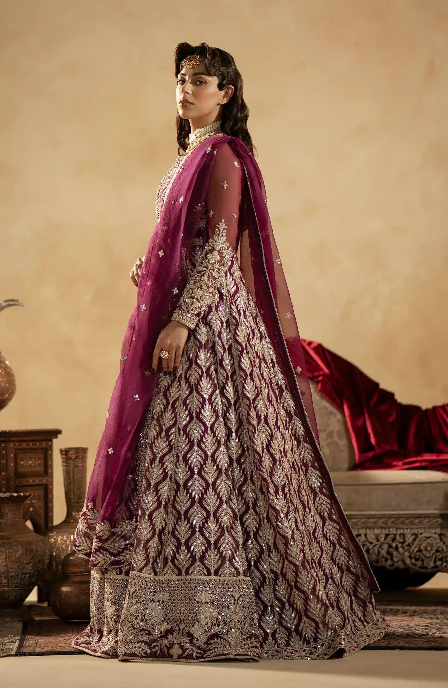 Maryum N Maria | Zamani Beghum Formals 23 | Ametyst-(MW23-512) - Aqsa Fabrics