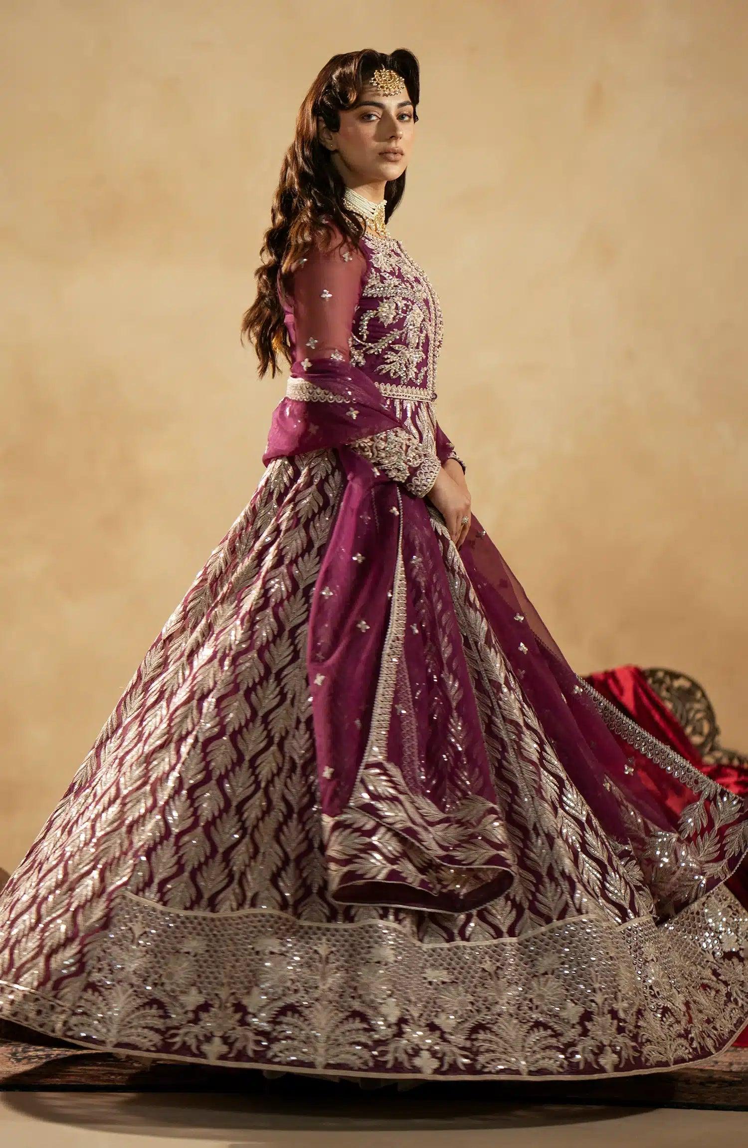 Maryum N Maria | Zamani Beghum Formals 23 | Ametyst-(MW23-512) - Aqsa Fabrics