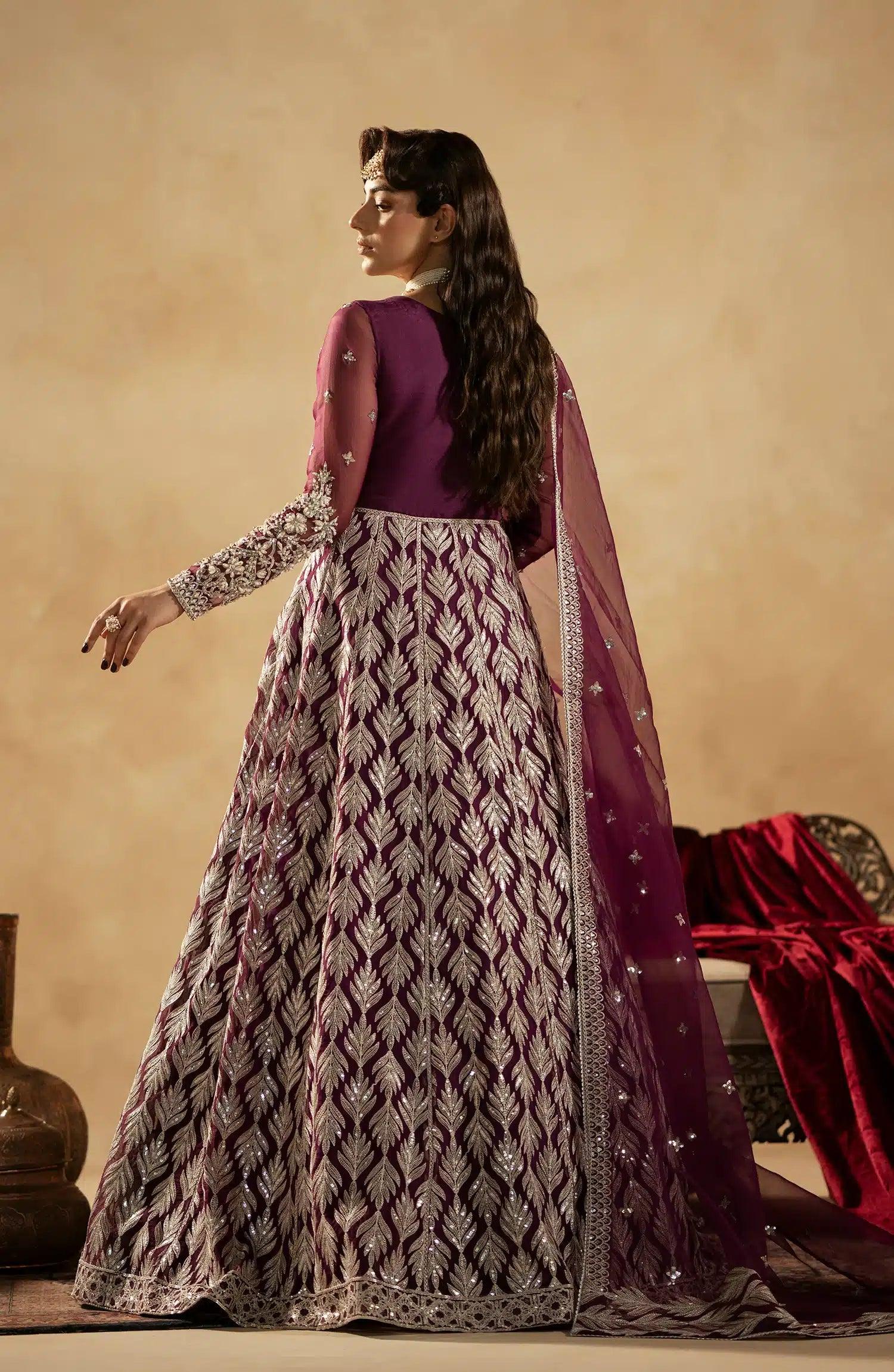 Maryum N Maria | Zamani Beghum Formals 23 | Ametyst-(MW23-512) - Aqsa Fabrics