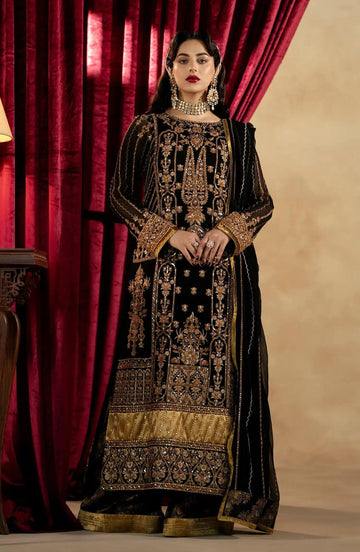 Maryum N Maria | Zamani Beghum Formals 23 | Amber-(MW23-519) - Aqsa Fabrics