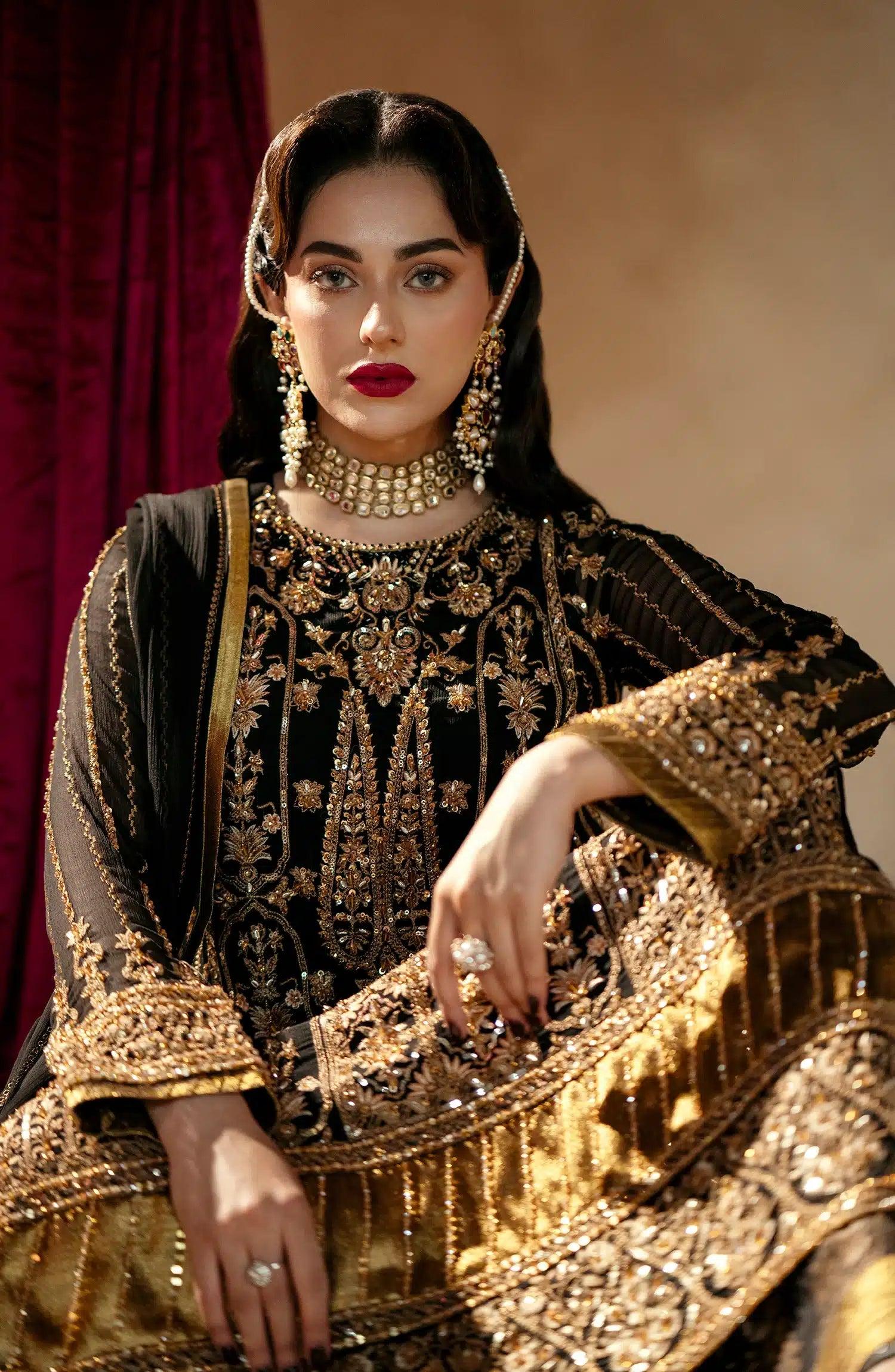 Maryum N Maria | Zamani Beghum Formals 23 | Amber-(MW23-519) - Aqsa Fabrics