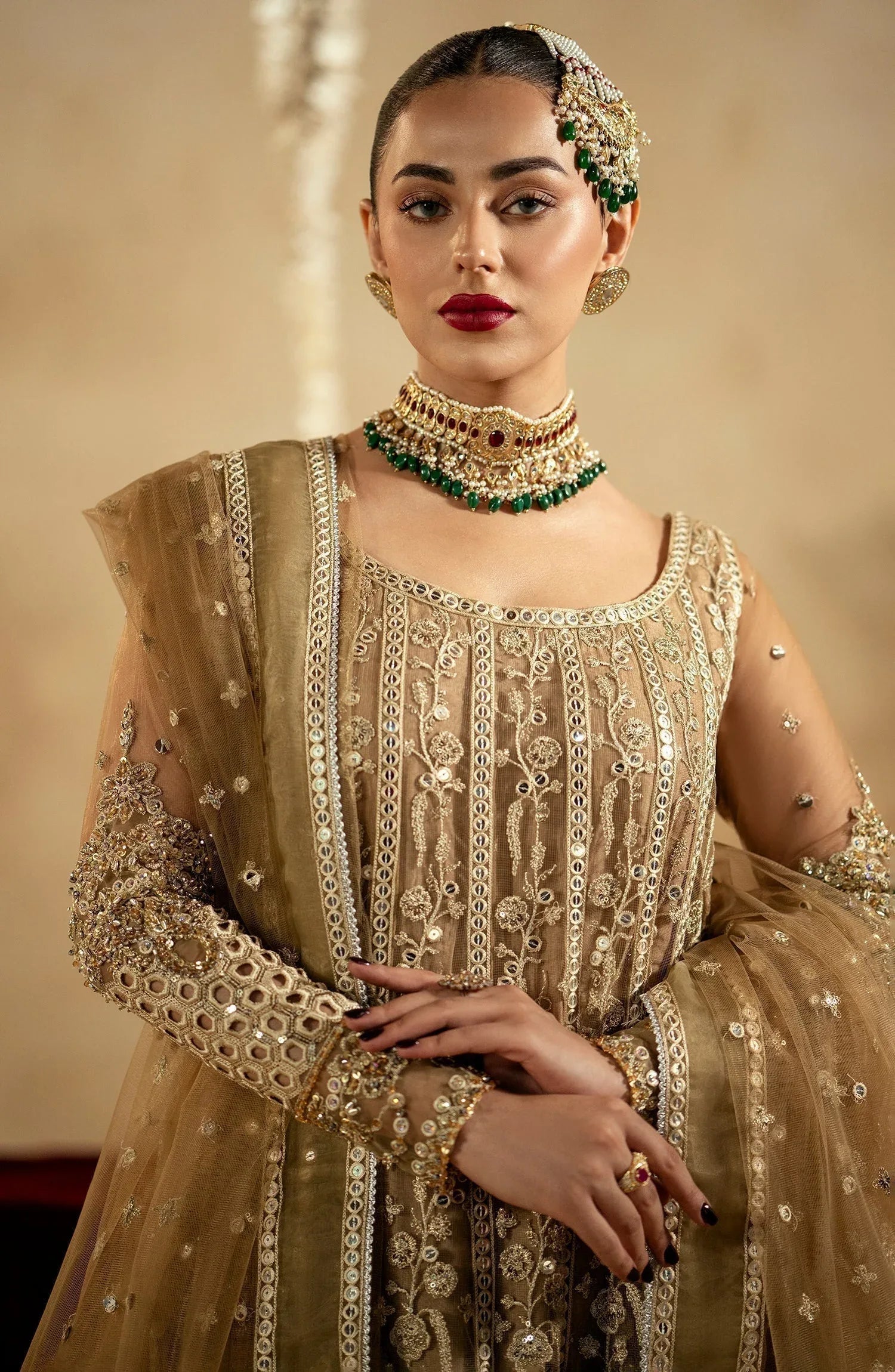 Maryum N Maria | Zamani Beghum Formals 23 | Crystal Quartz-(MW23-520) - Aqsa Fabrics