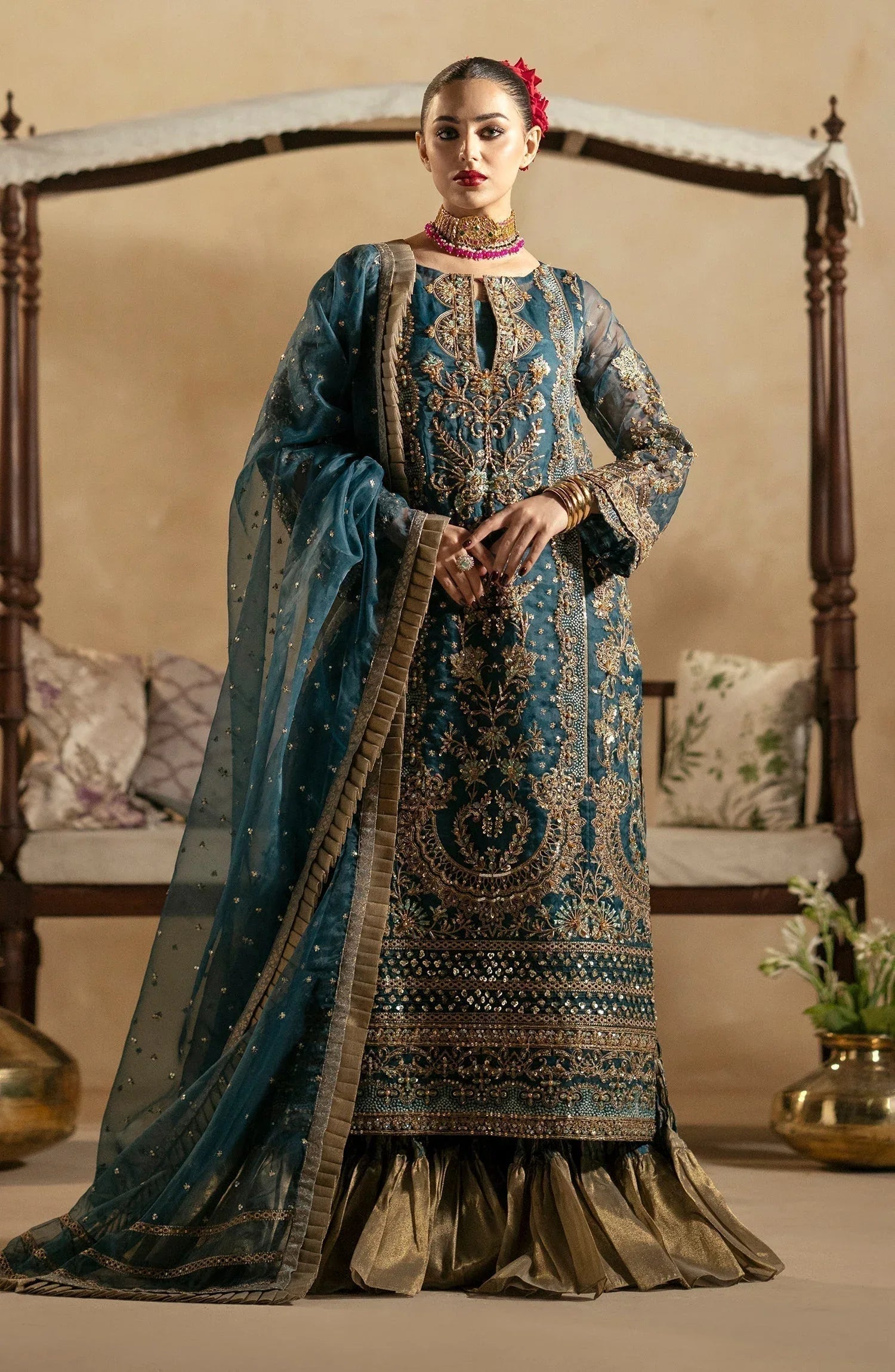 Maryum N Maria | Zamani Beghum Formals 23 | Zircon-(MW23-514) - Aqsa Fabrics
