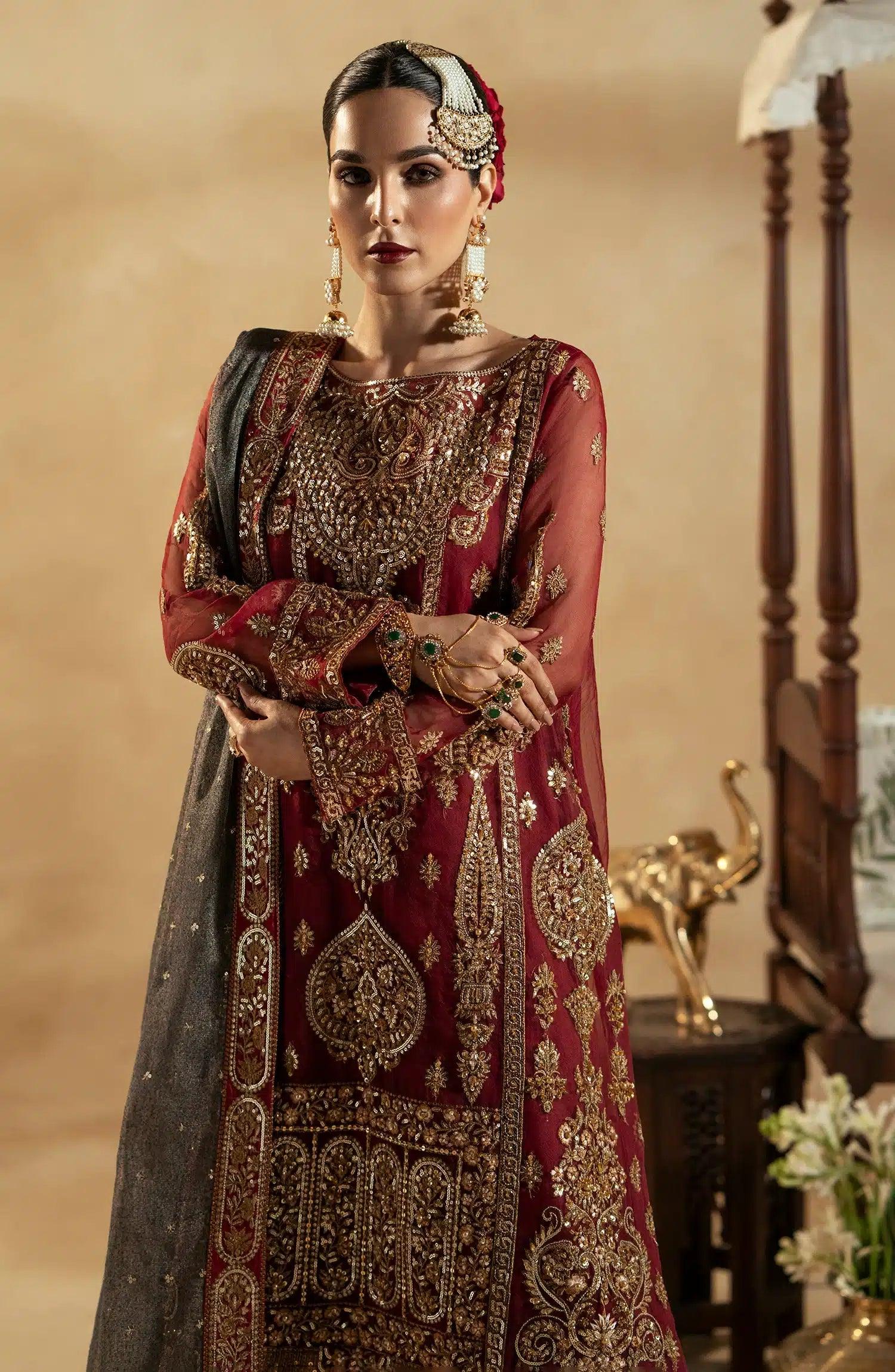 Maryum N Maria | Zamani Beghum Formals 23 | Ruby-(MW23-517) - Aqsa Fabrics