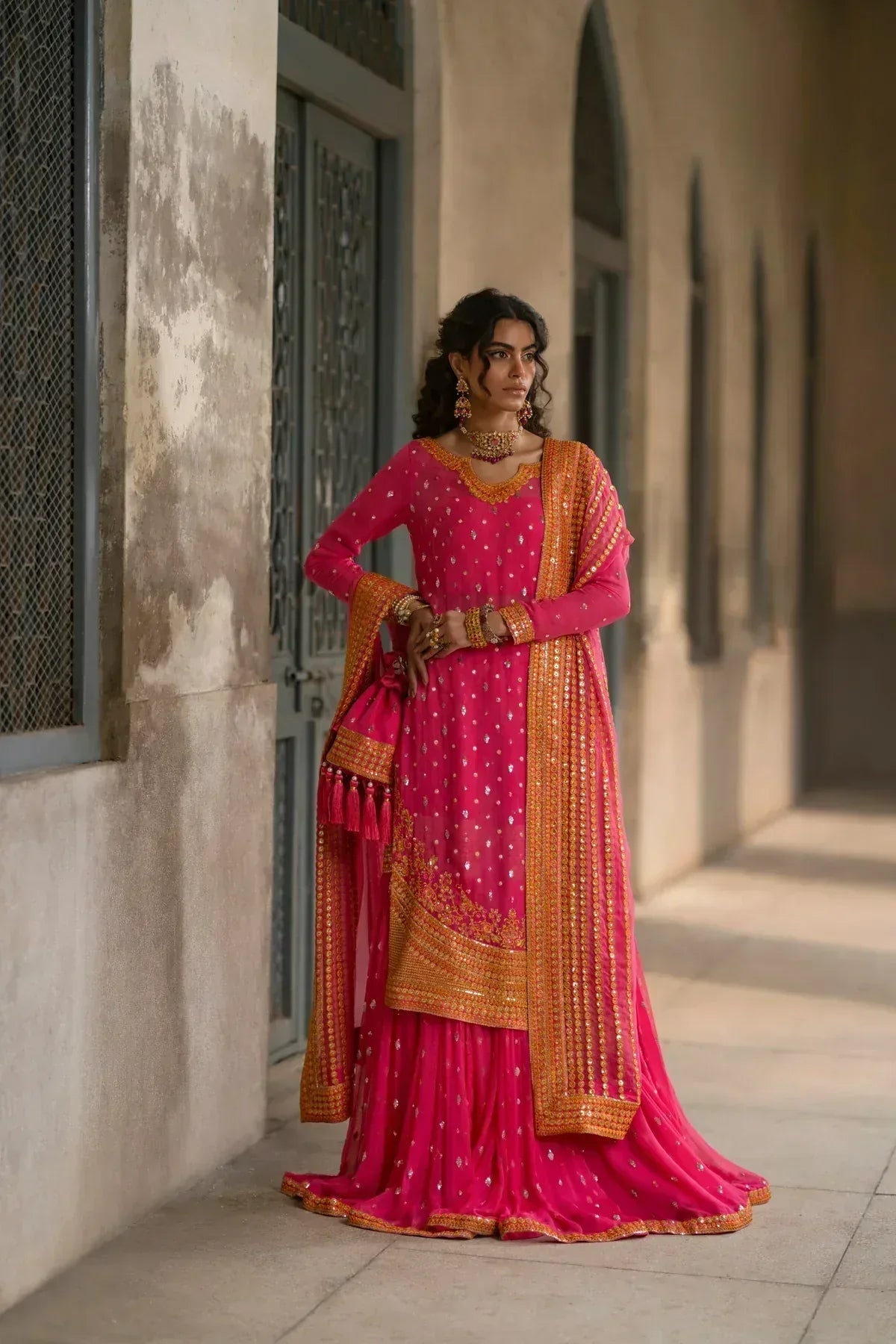 Erum Khan | Mannat Formals | Rangoli - Aqsa Fabrics