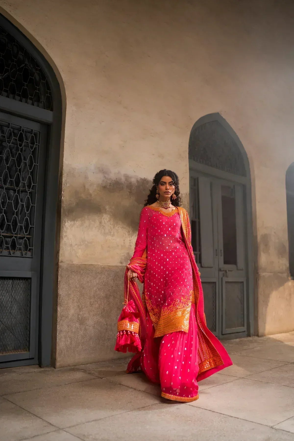 Erum Khan | Mannat Formals | Rangoli - Aqsa Fabrics