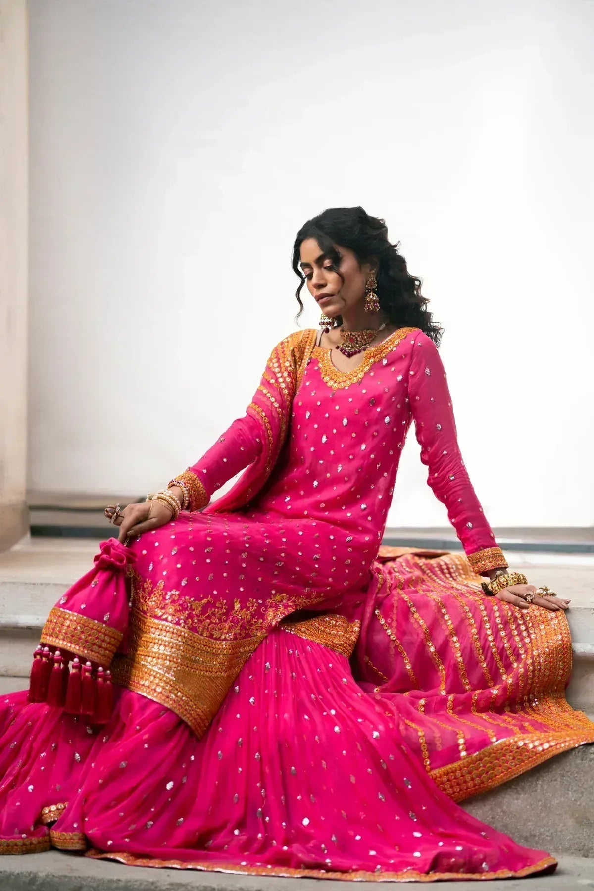 Erum Khan | Mannat Formals | Rangoli - Aqsa Fabrics