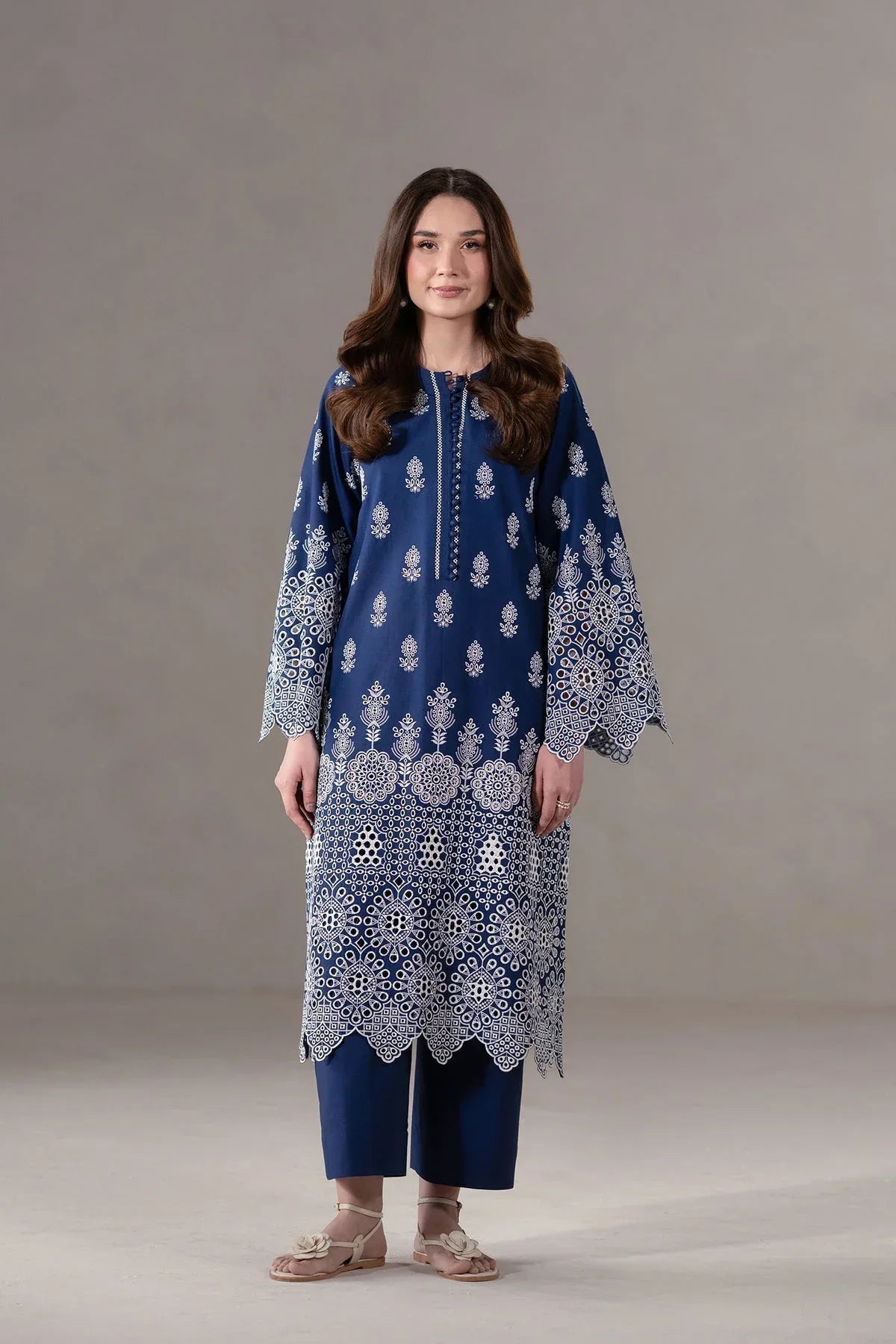 Akbar Aslam | Pret Lawn | Ovria - Aqsa Fabrics