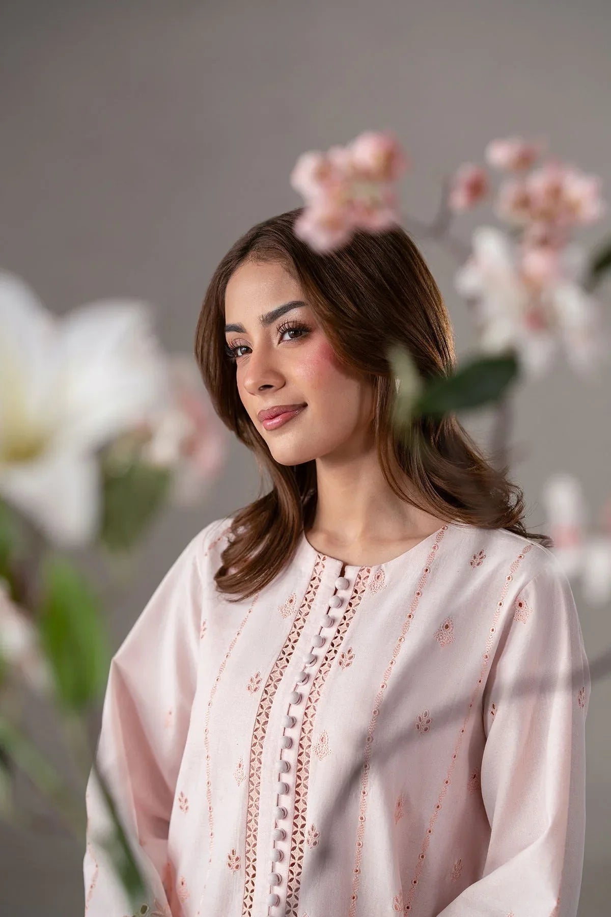 Akbar Aslam | Pret Lawn | Eloura - Aqsa Fabrics