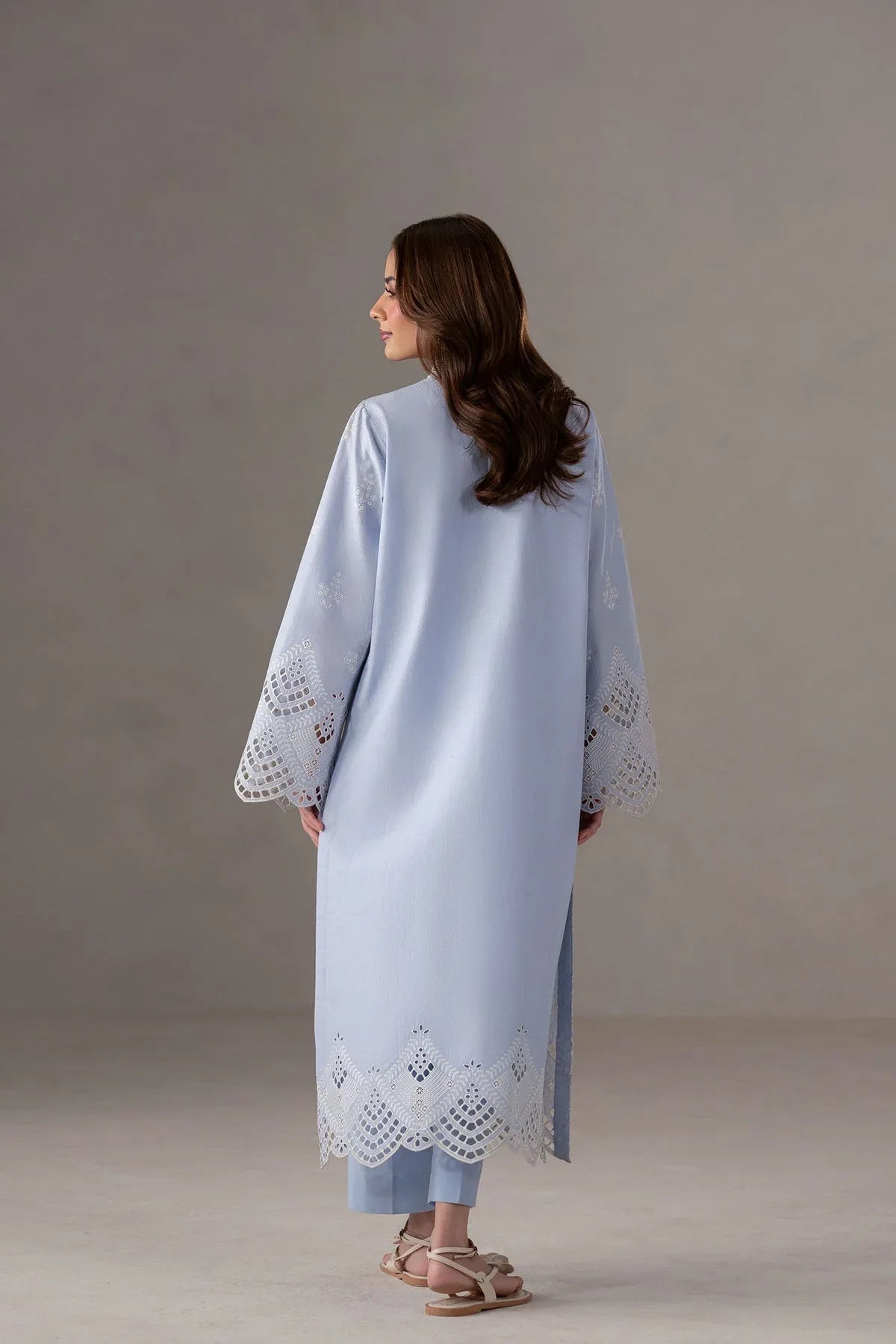 Akbar Aslam | Pret Lawn | Misty - Aqsa Fabrics