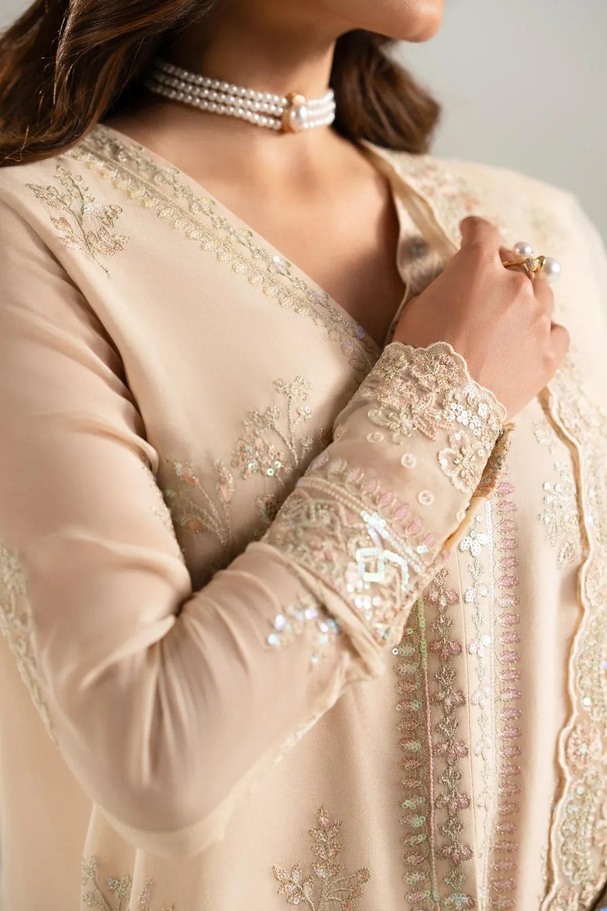 Akbar Aslam | Formal Pret | Zarlish - Aqsa Fabrics