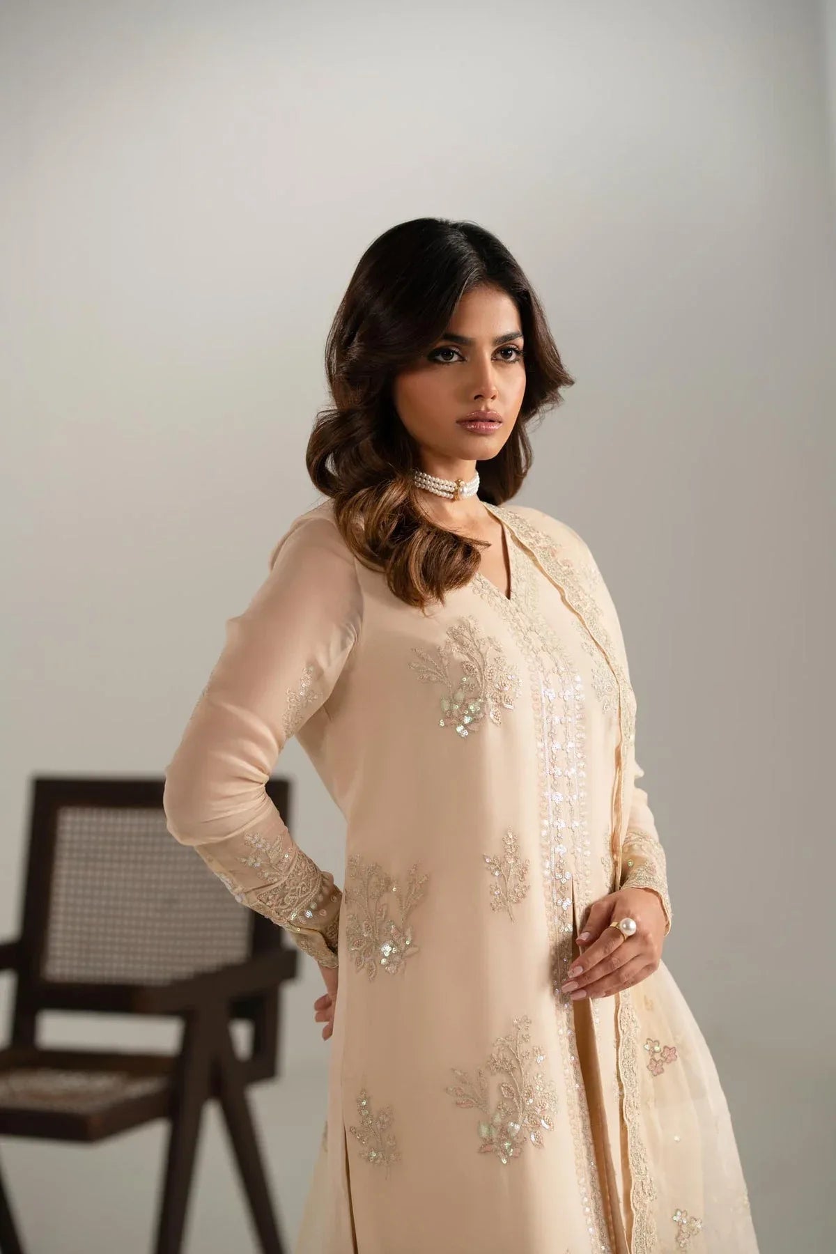 Akbar Aslam | Formal Pret | Zarlish - Aqsa Fabrics