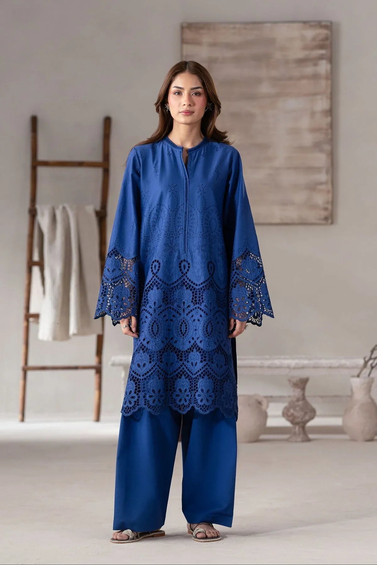 Akbar Aslam | Pret Lawn | Vanta - Aqsa Fabrics