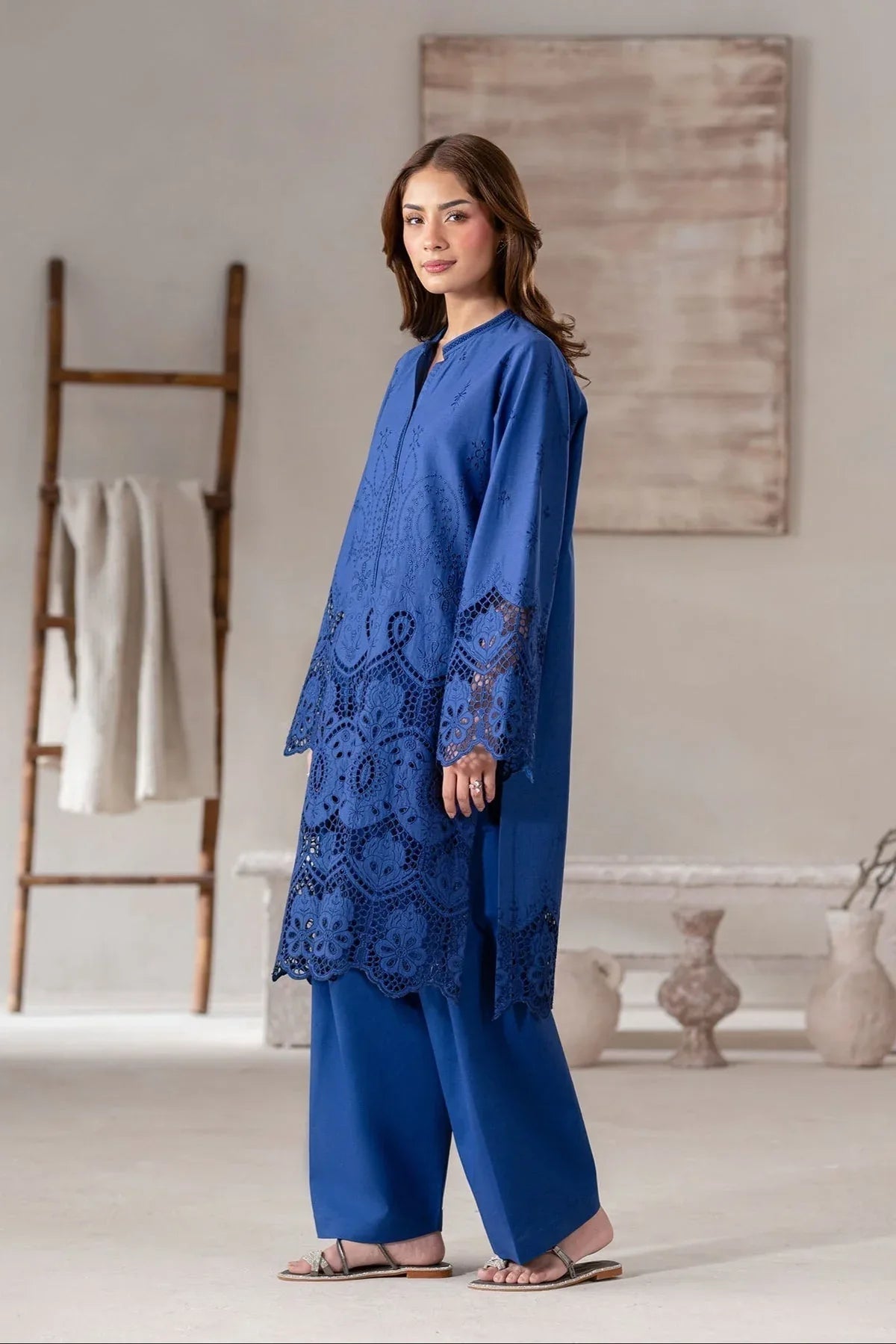 Akbar Aslam | Pret Lawn | Vanta - Aqsa Fabrics
