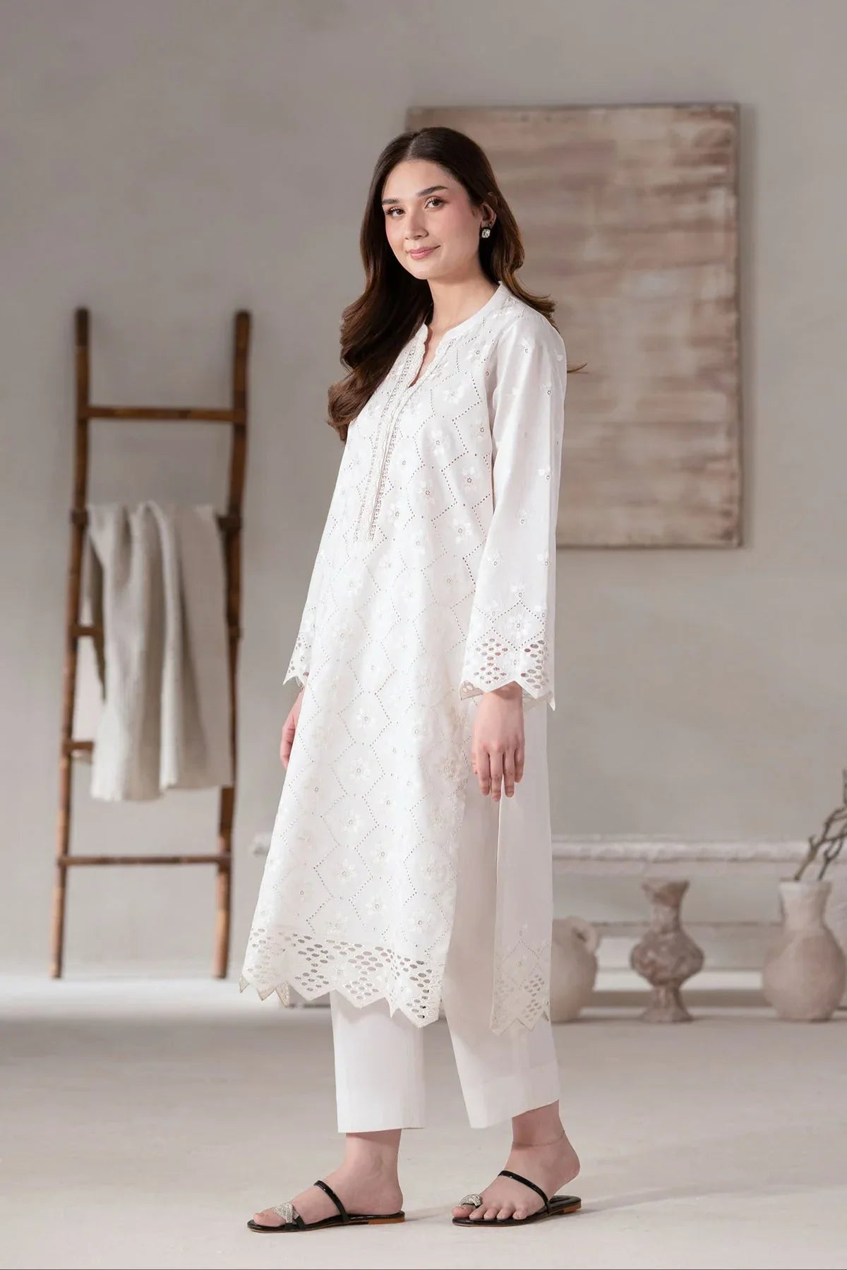Akbar Aslam | Pret Lawn | Frost - Aqsa Fabrics