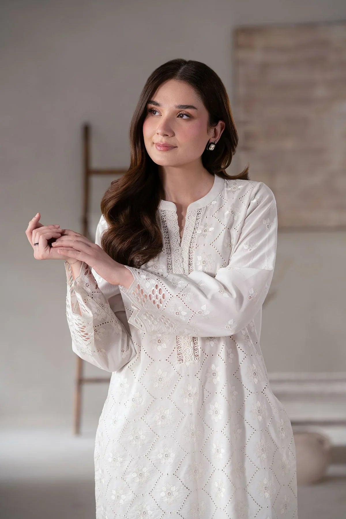 Akbar Aslam | Pret Lawn | Frost - Aqsa Fabrics