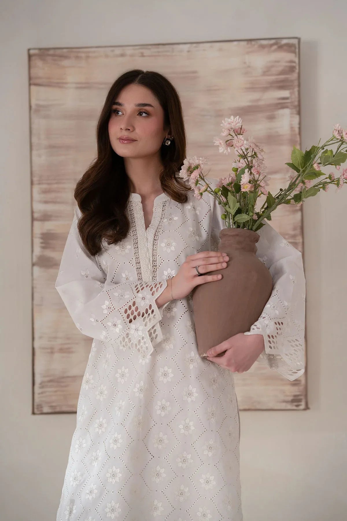 Akbar Aslam | Pret Lawn | Frost - Aqsa Fabrics