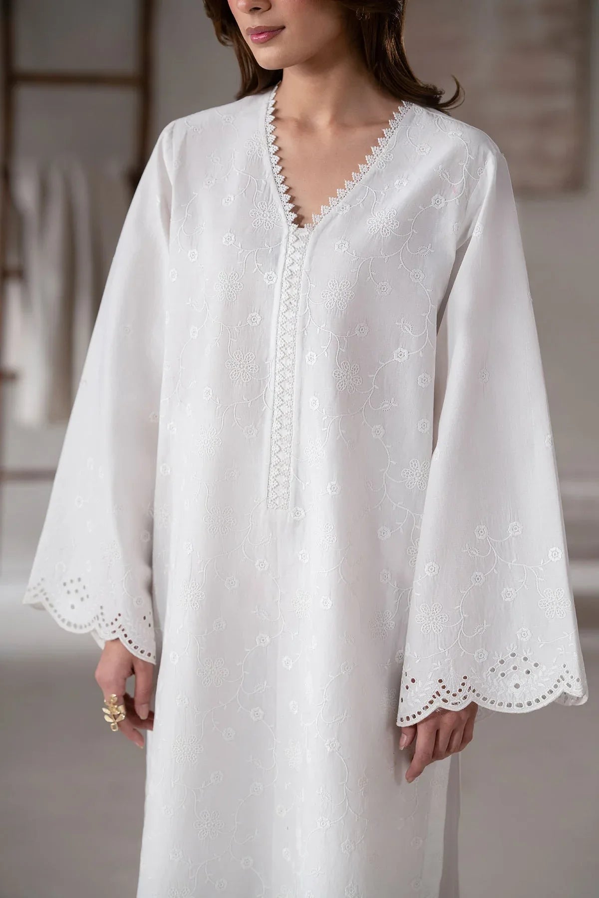 Akbar Aslam | Pret Lawn | Solace - Aqsa Fabrics