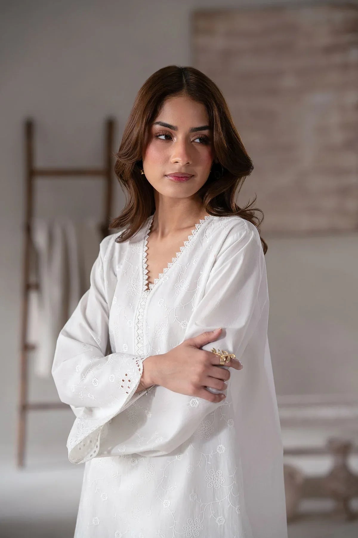 Akbar Aslam | Pret Lawn | Solace - Aqsa Fabrics