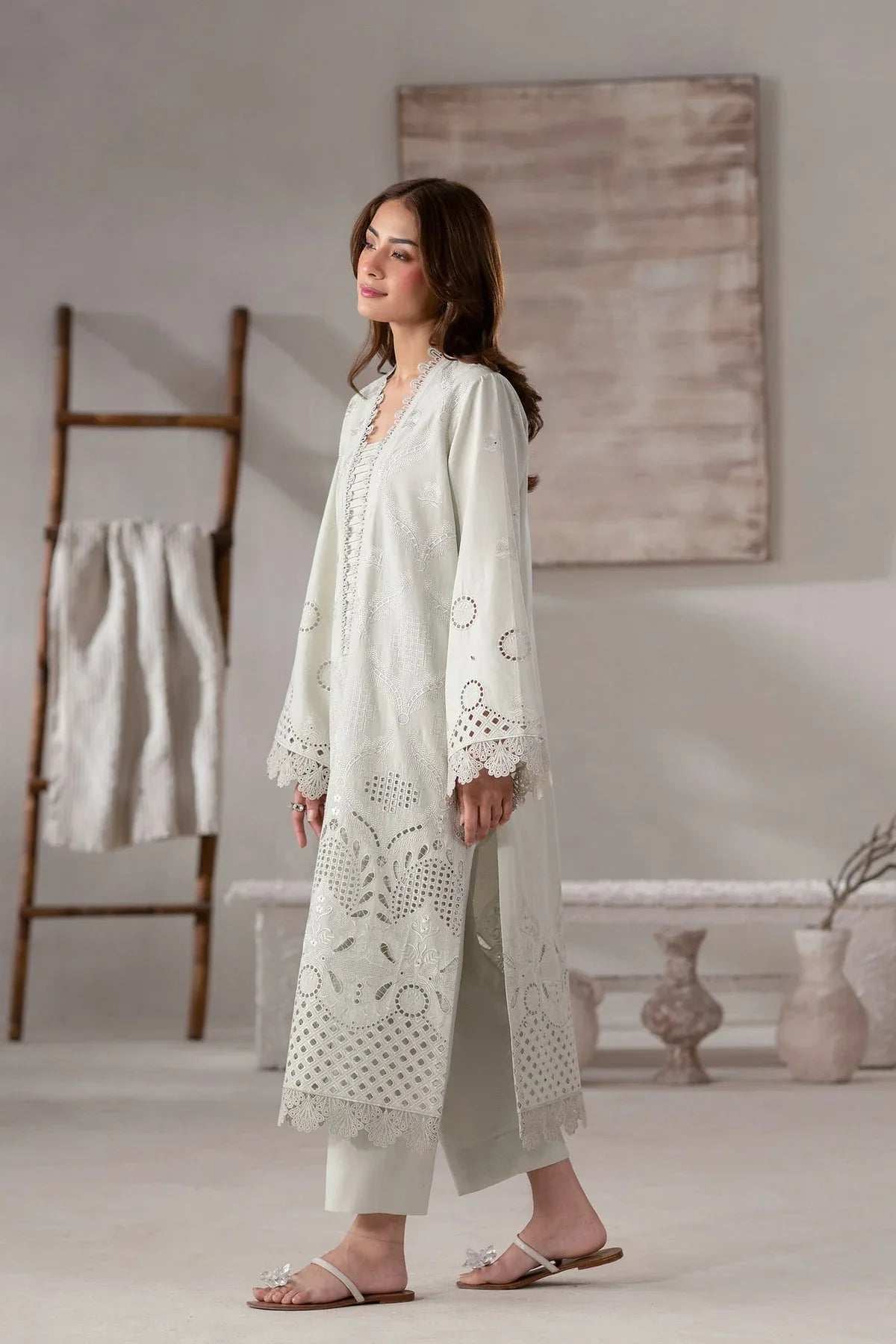 Akbar Aslam | Pret Lawn | Eyla - Aqsa Fabrics
