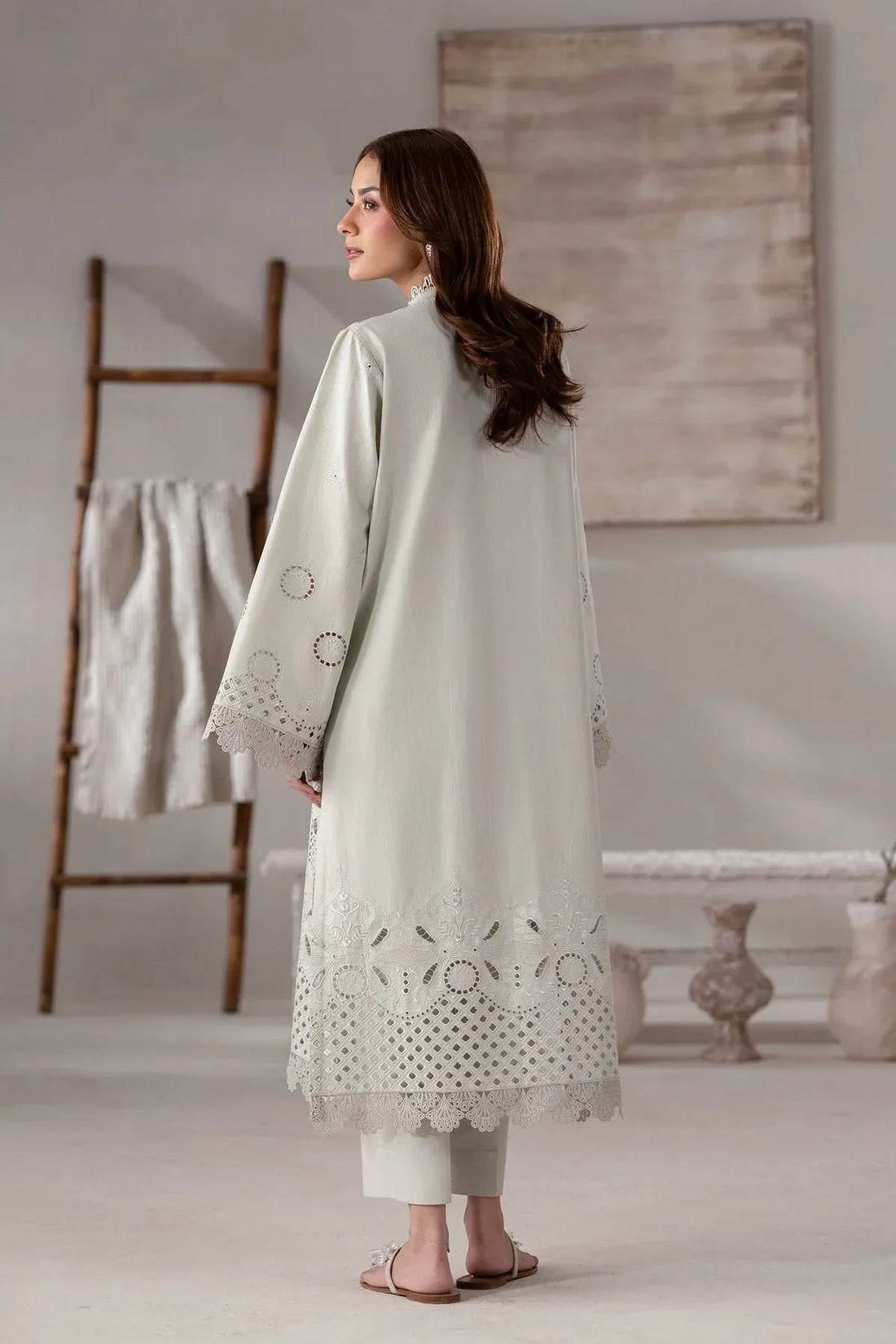 Akbar Aslam | Pret Lawn | Eyla - Aqsa Fabrics