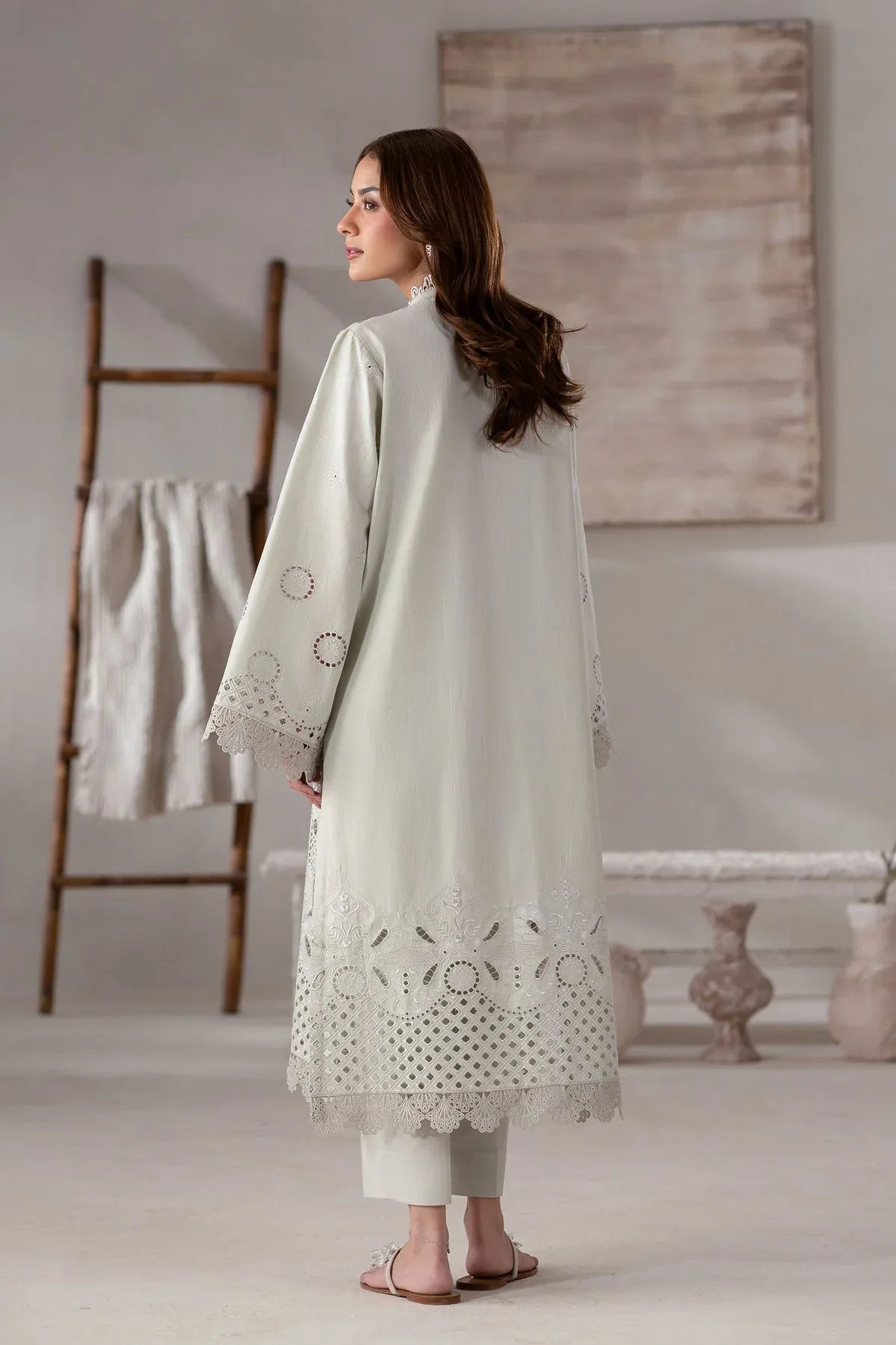 Akbar Aslam | Pret Lawn | Eyla - Aqsa Fabrics