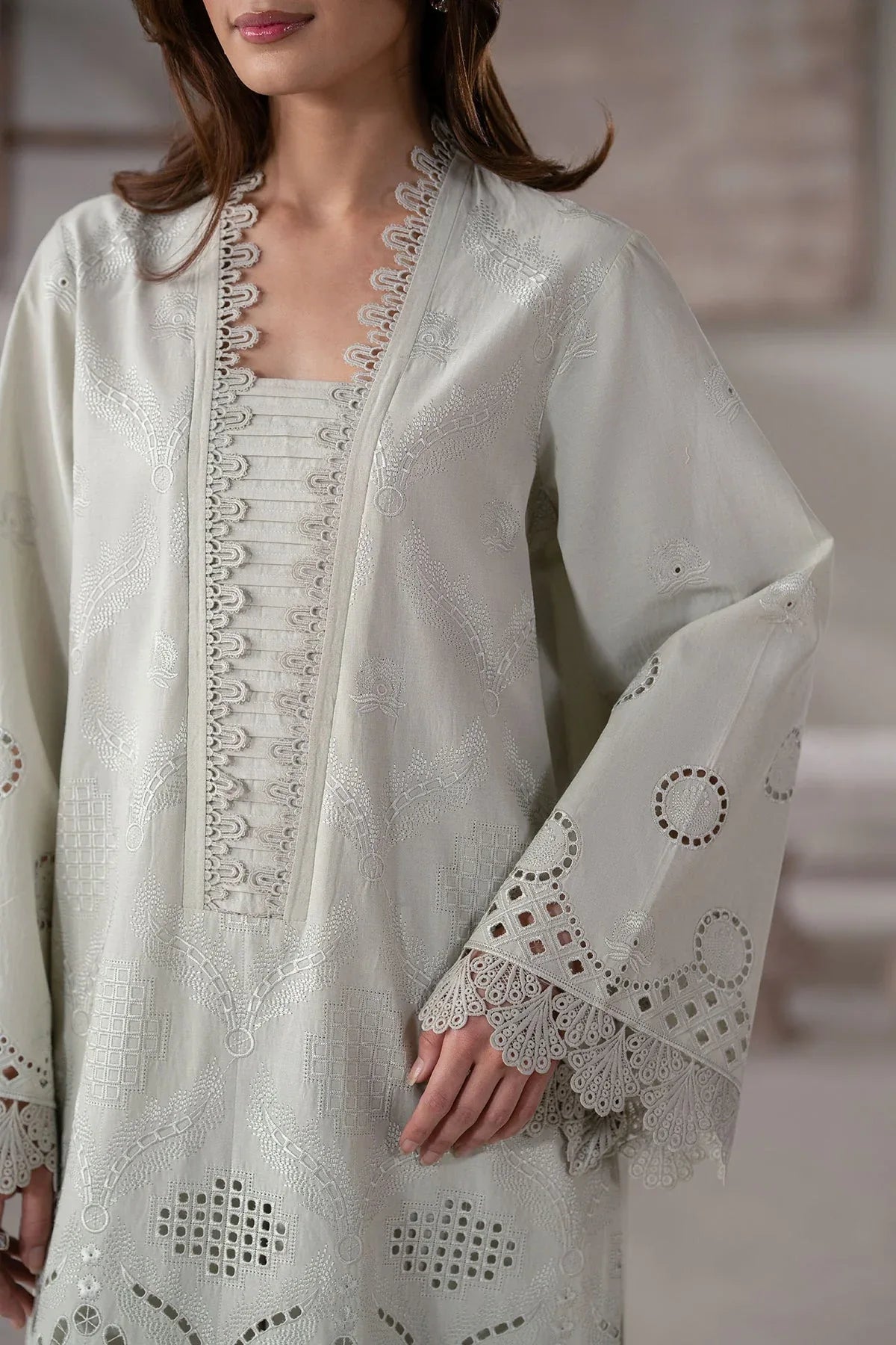 Akbar Aslam | Pret Lawn | Eyla - Aqsa Fabrics