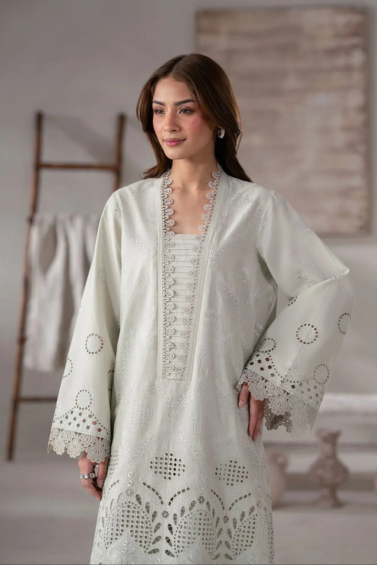 Akbar Aslam | Pret Lawn | Eyla - Aqsa Fabrics