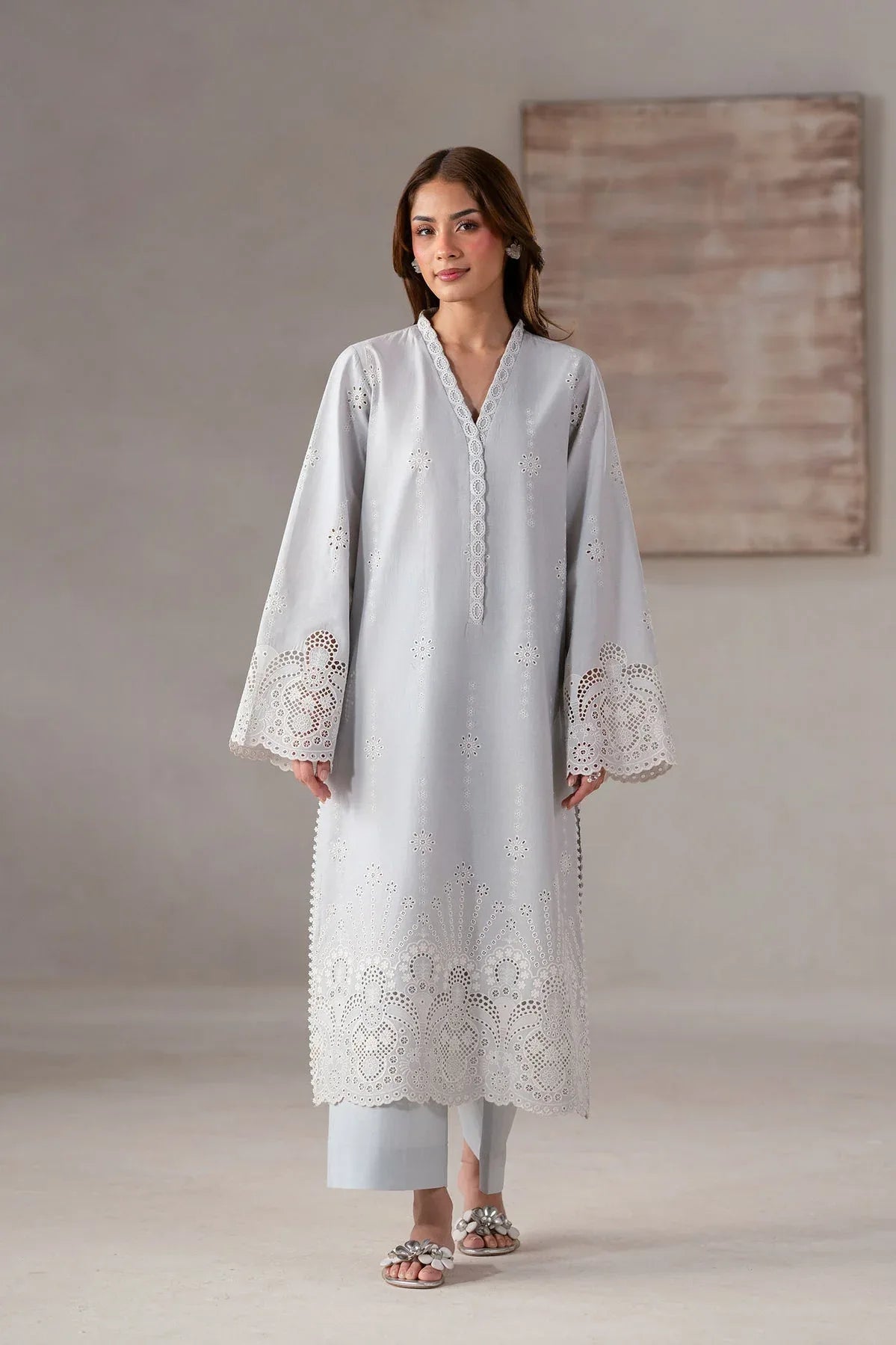 Akbar Aslam | Pret Lawn | Aithra - Aqsa Fabrics