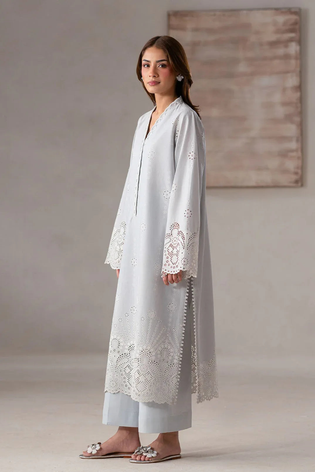 Akbar Aslam | Pret Lawn | Aithra - Aqsa Fabrics