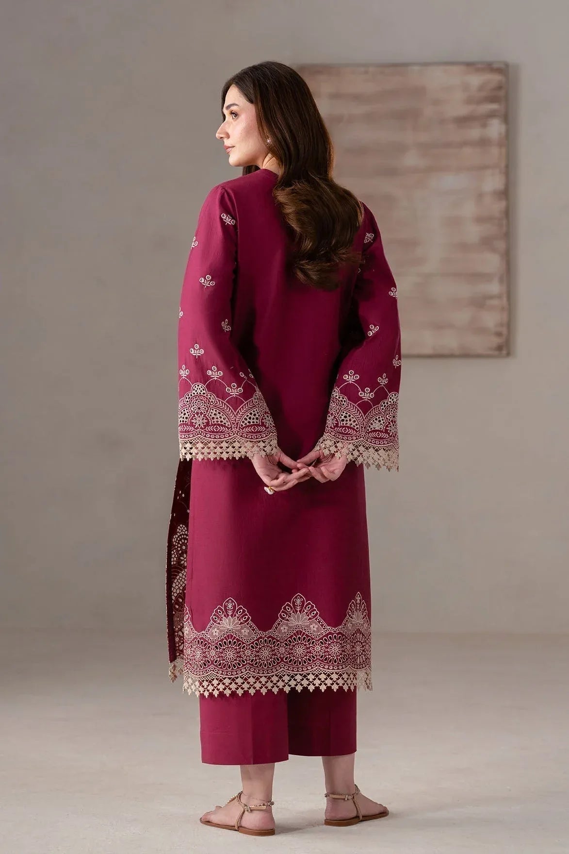 Akbar Aslam | Pret Lawn | Raven - Aqsa Fabrics