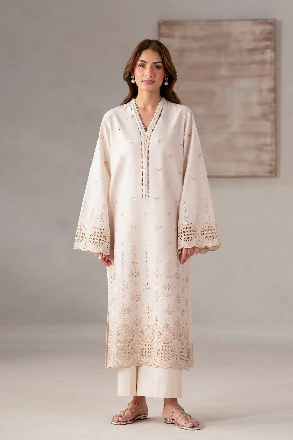 Akbar Aslam | Pret Lawn | Ivra - Aqsa Fabrics