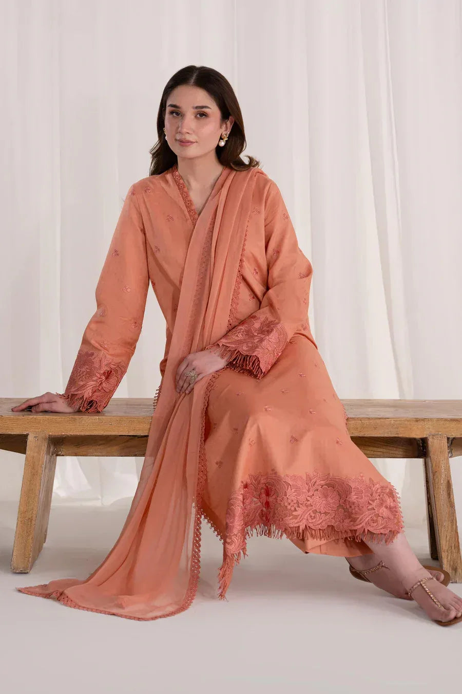 Akbar Aslam | Pret Lawn | Virelle - Aqsa Fabrics