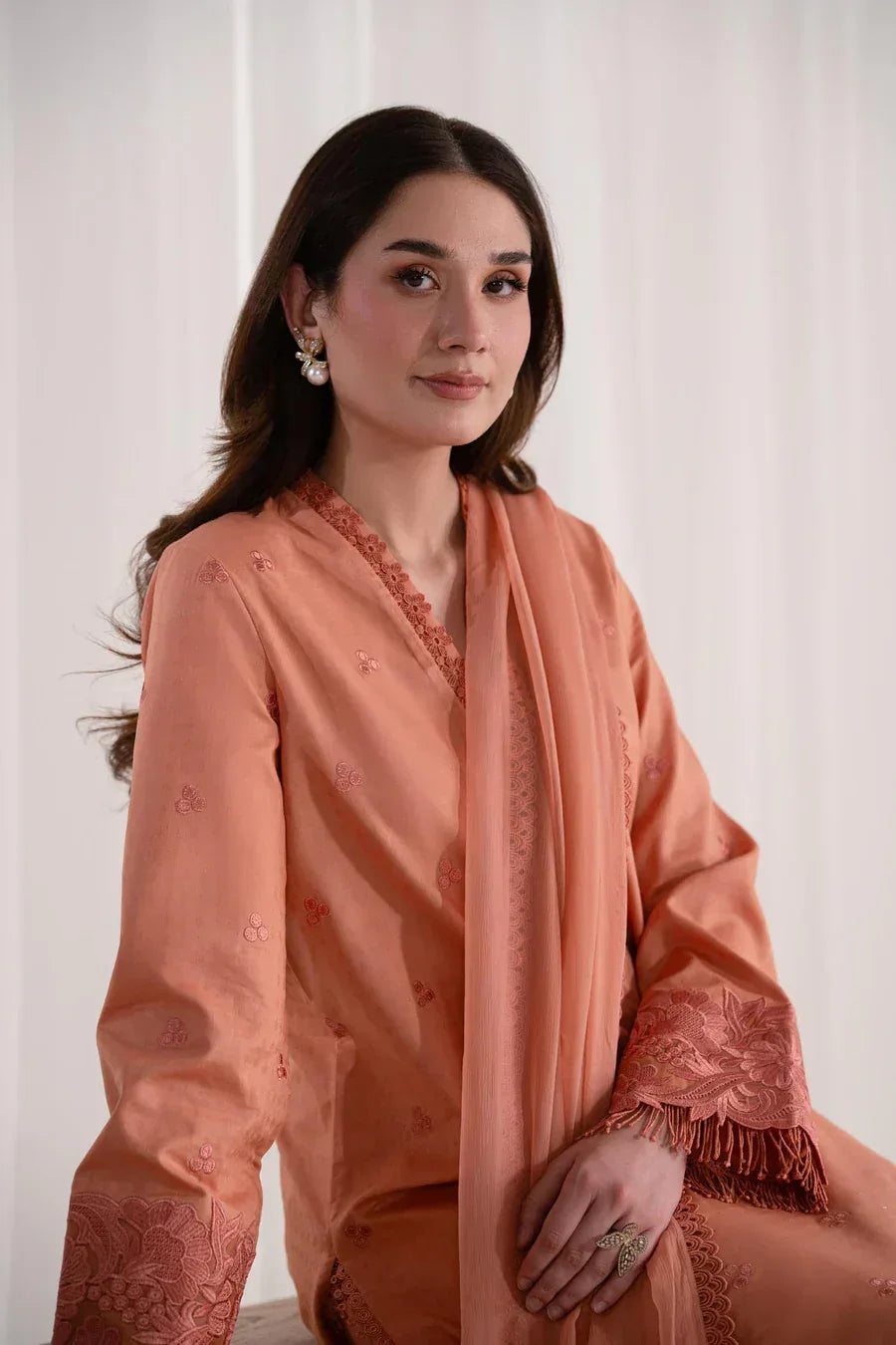 Akbar Aslam | Pret Lawn | Virelle - Aqsa Fabrics