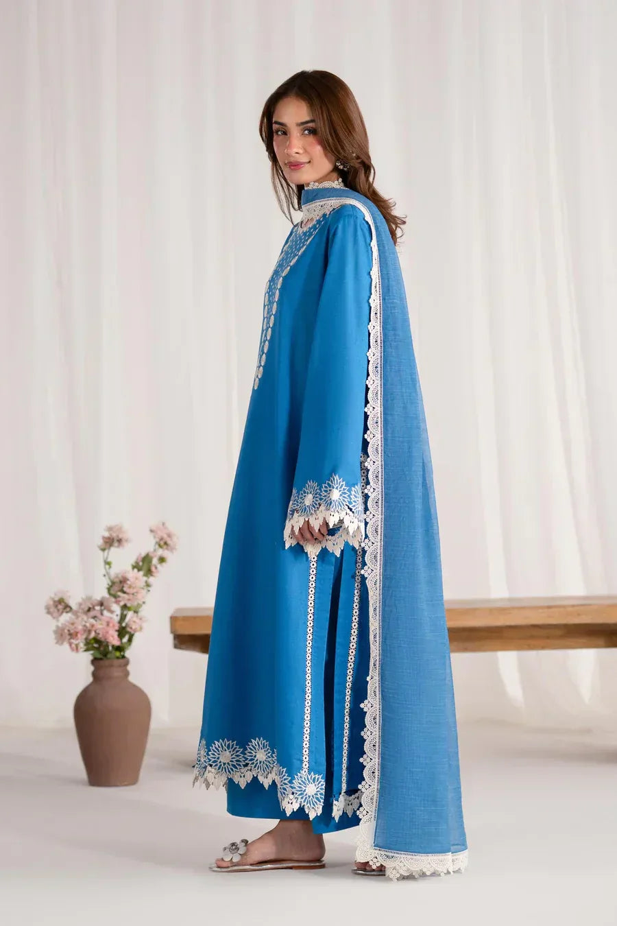 Akbar Aslam | Pret Lawn | Serenade - Aqsa Fabrics