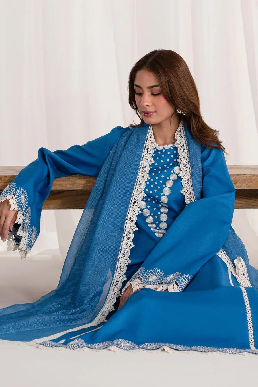 Akbar Aslam | Pret Lawn | Serenade - Aqsa Fabrics