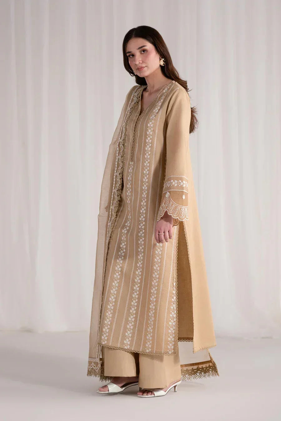 Akbar Aslam | Pret Lawn | Elaria - Aqsa Fabrics