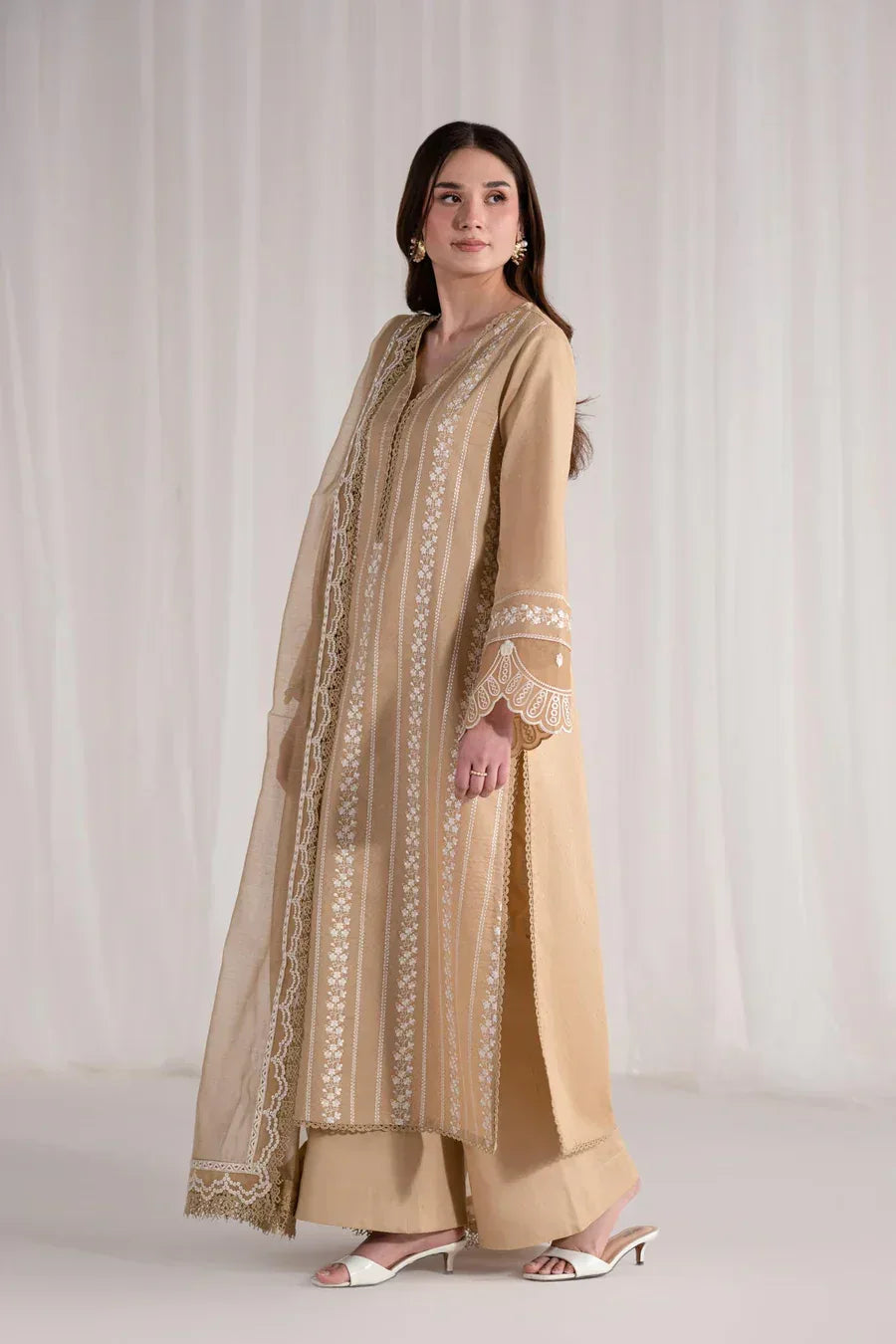 Akbar Aslam | Pret Lawn | Elaria - Aqsa Fabrics