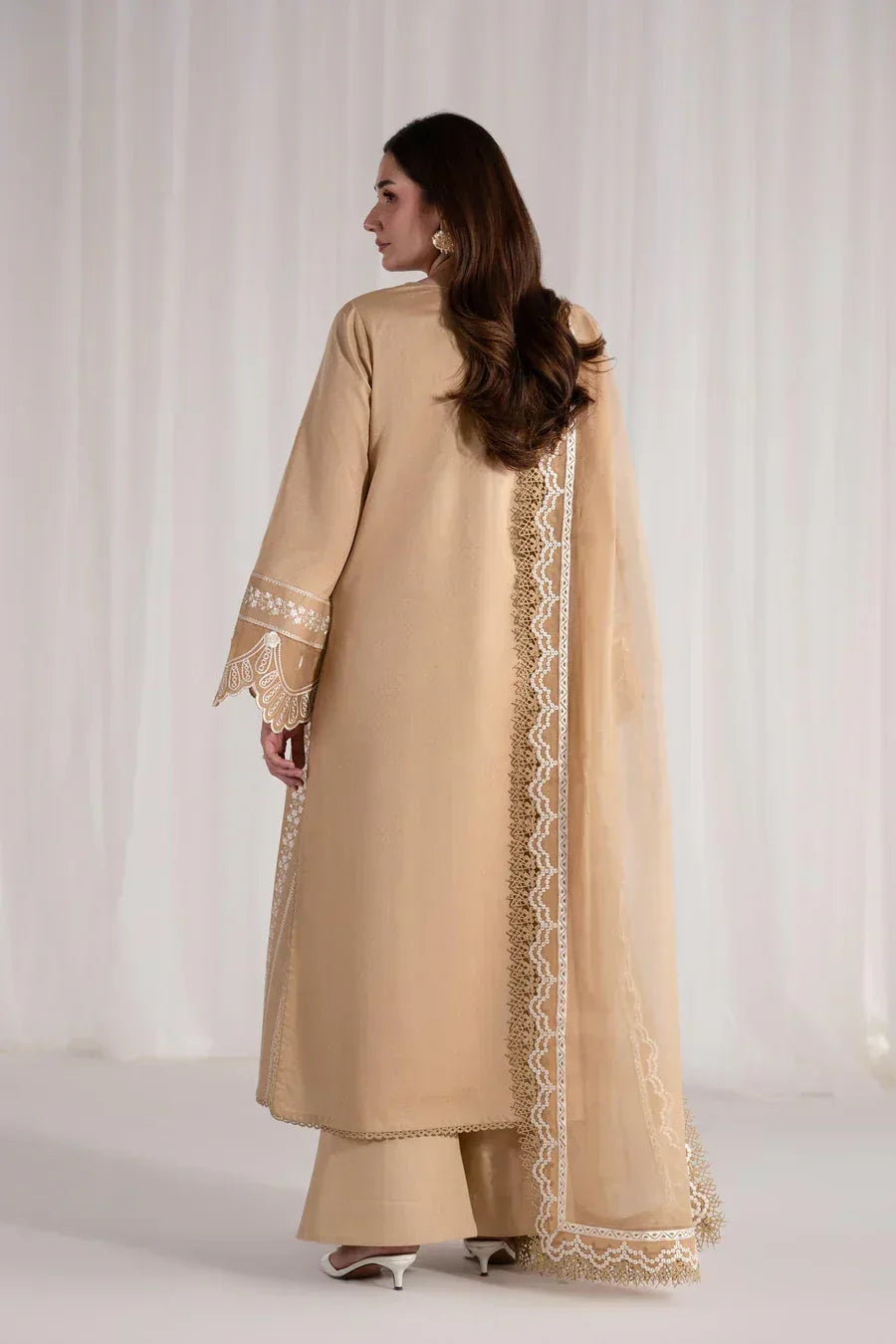 Akbar Aslam | Pret Lawn | Elaria - Aqsa Fabrics