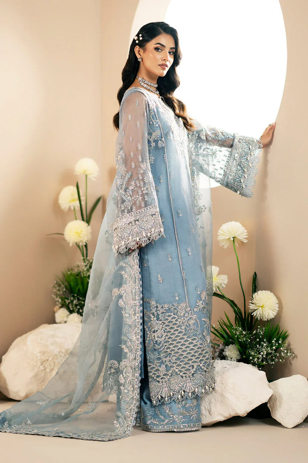 AJR Couture | Festive Formals 24 | Lotus - Aqsa Fabrics